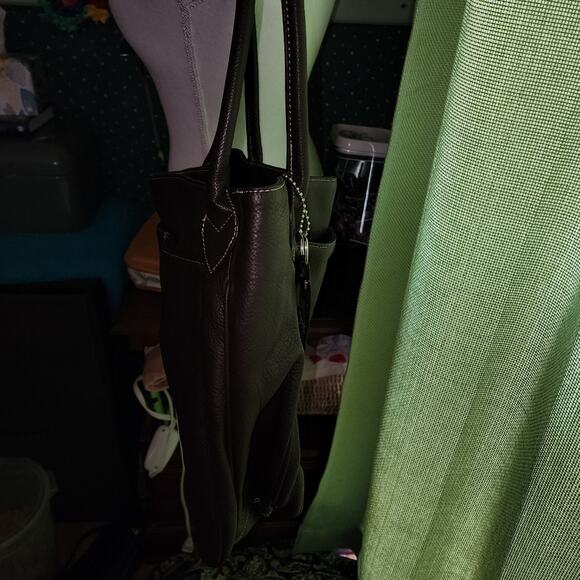 SOPHIA CAPERELLI EUC XL LEATHER SHOULDER BAG - Picture 4 of 9